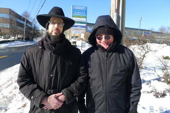 Before the program, Rabbi Noson Leiter of Torah Jews for Decency and Fr. Gerry Deponai, pastor of St. Anthony's Church in Nanuet