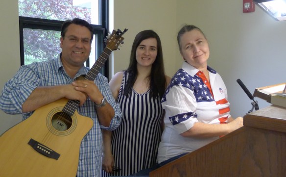 Frank D'Amato, Monica Peterson St. John, and Eileen Peterson