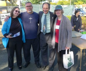 Eileen Peterson, Bob Zottoli, Chris Bell, of Good Counsel Homes, and Liz O'Brien, of Rockland Right to Life